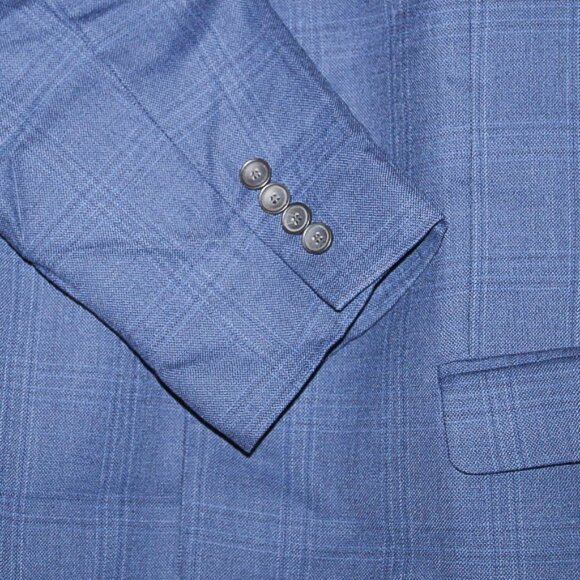 Awearness Kenneth Cole Slim Fit Sport Coat Blue Size 44 Regular - Picture 5 of 8